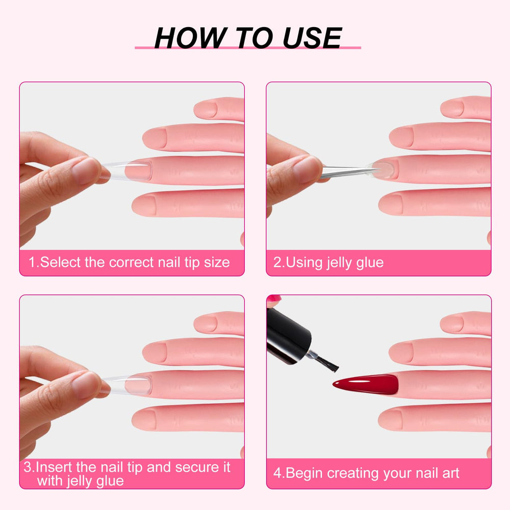 HungGato vernis-gel-pratique: parfait pour tester gel et vernis sur ongles simulés.
