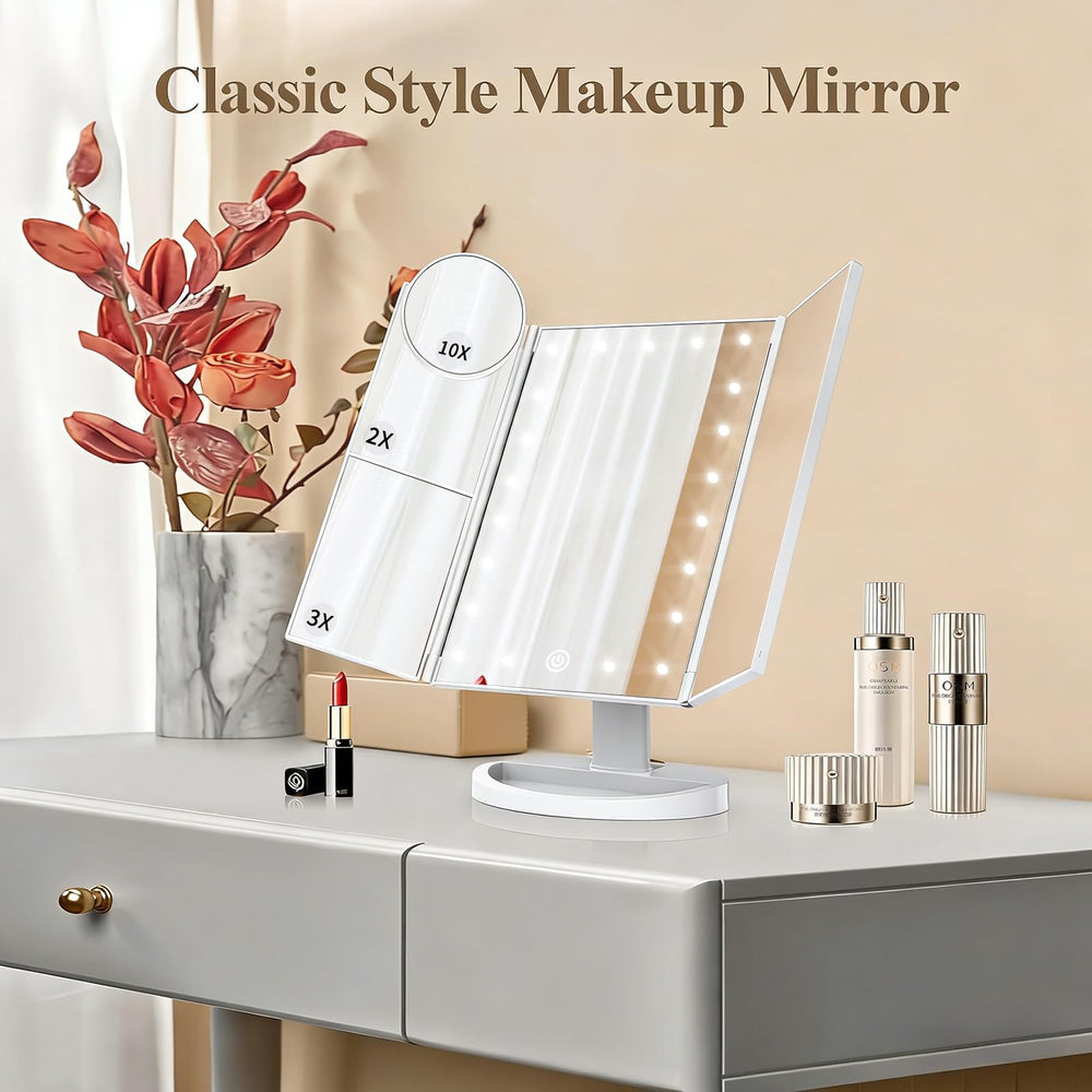 Miroir HUONUL cadeau idéal pour chambre d’étudiant et coiffeuse