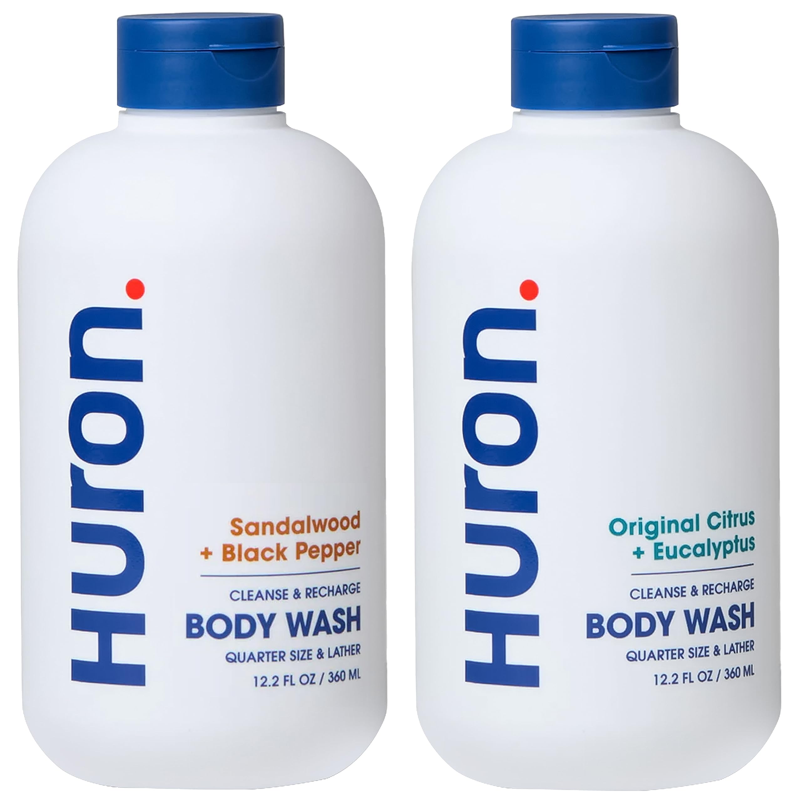 Gel douche Huron Agrumes et Eucalyptus, parfum frais et revitalisant pour l'homme actif