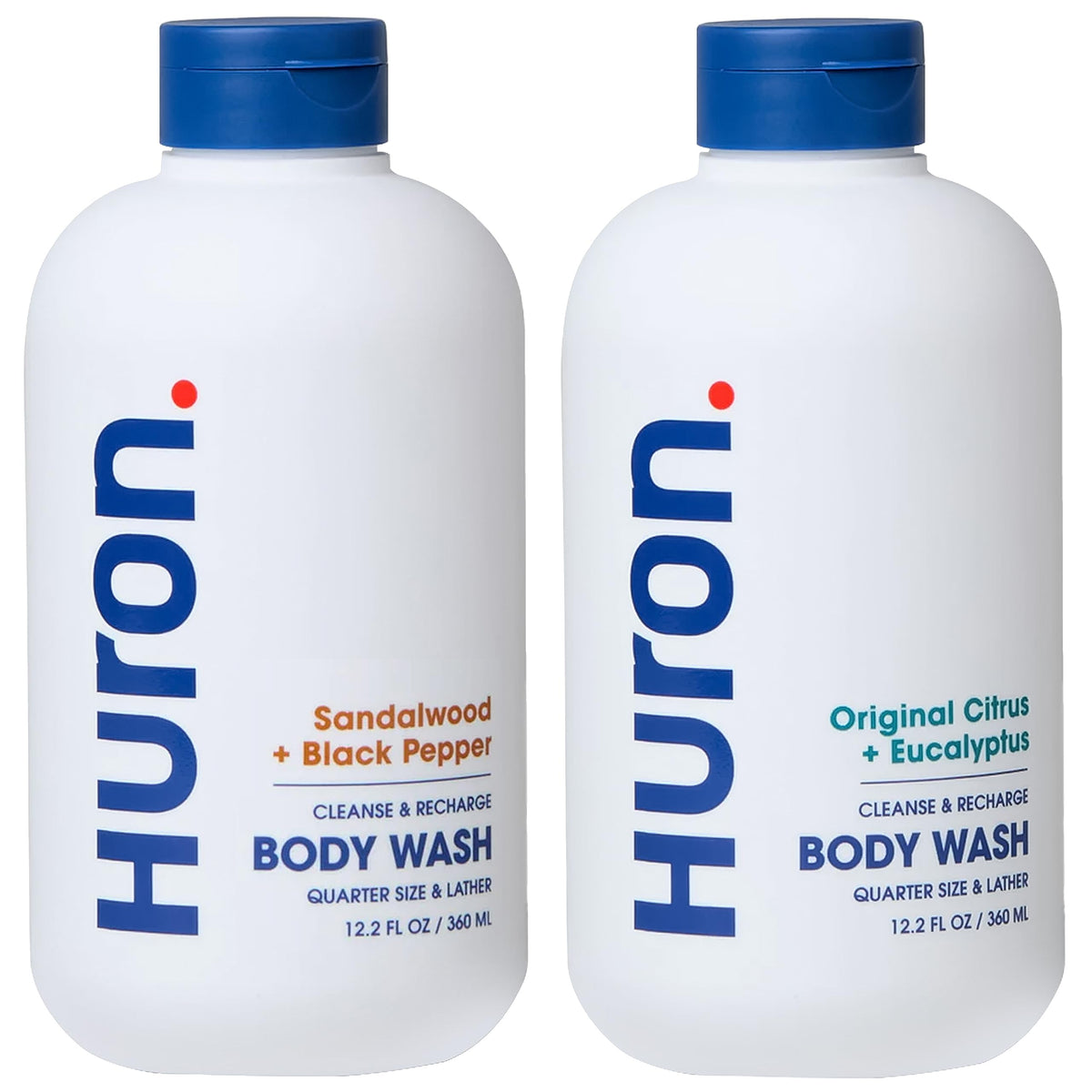 Gel douche Huron Agrumes et Eucalyptus, parfum frais et revitalisant pour l'homme actif