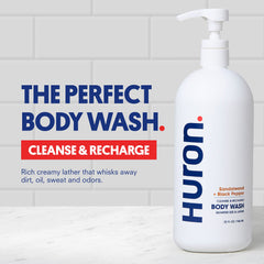 Mousse généreuse Huron: nettoyage frais et efficace.