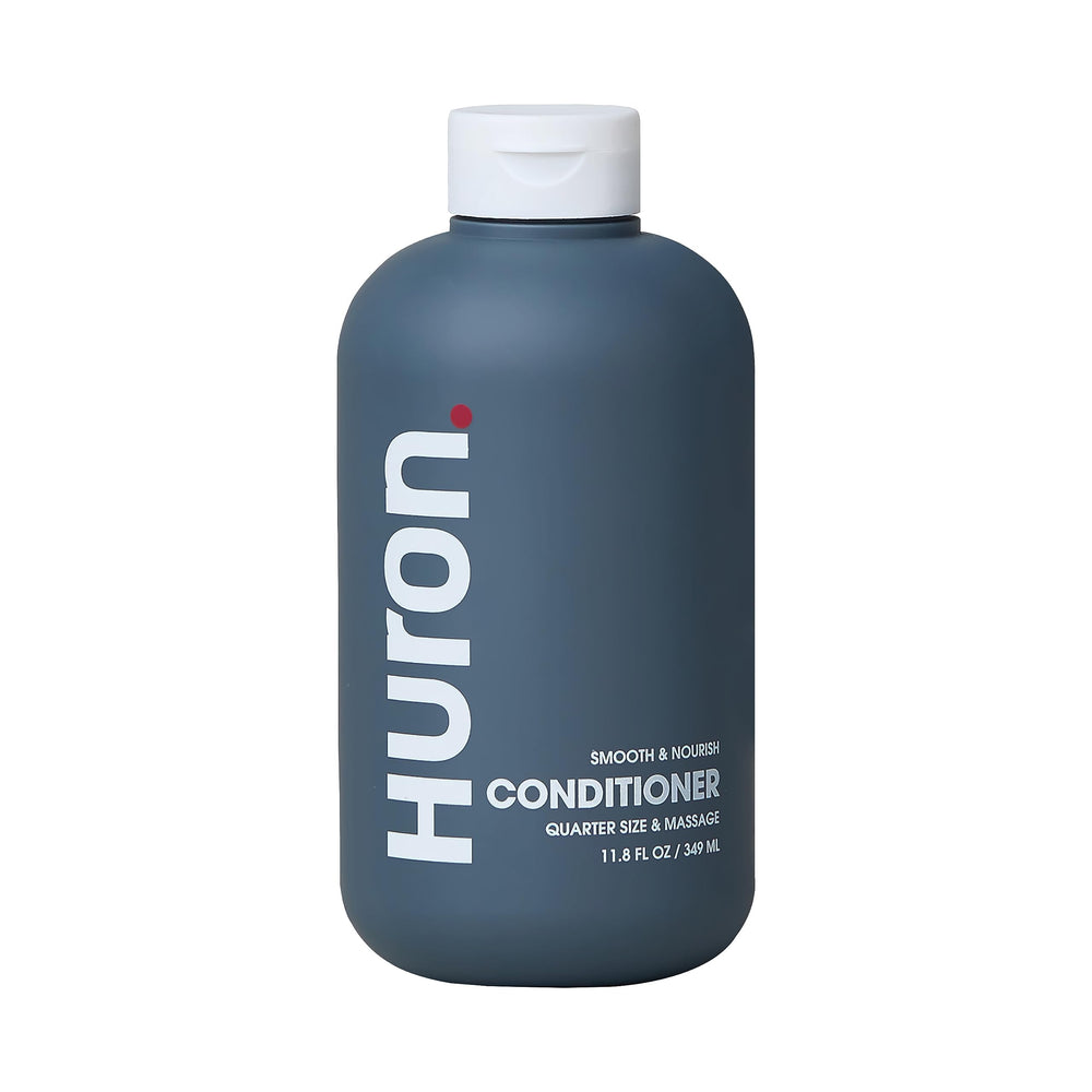 Huron pour hommes: bouteille hydratante offrant des cheveux plus souples.
