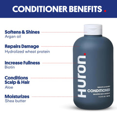 Étiquette Huron santal et poivre noir, parfum masculin.