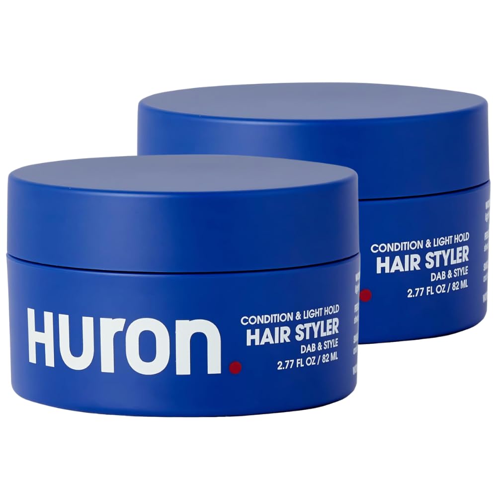 Huron pommade-coiffage Citrus Bois avec emballage recyclable et pratique.