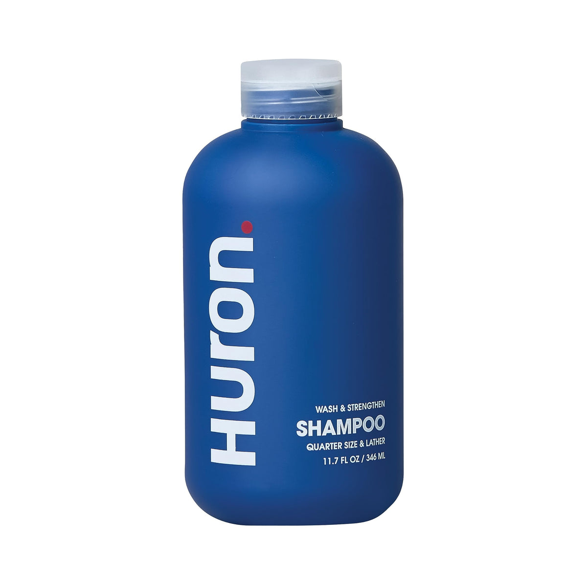 Shampoing Huron pour homme - bouteille visible, hydratation et propreté quotidiennes.