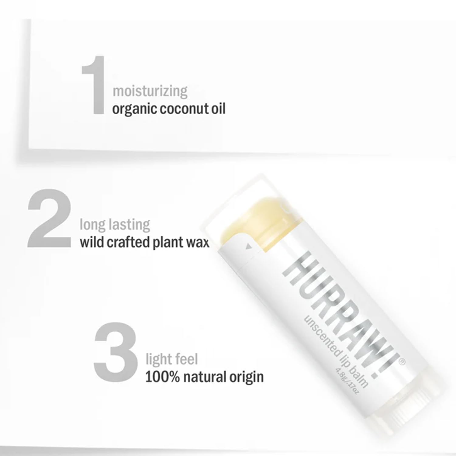 Huile meadowfoam hydratante dans la formule du baume Hurraw Lèvres