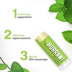 Odeur menthe fraîche Hurraw! pour réveiller les sens.