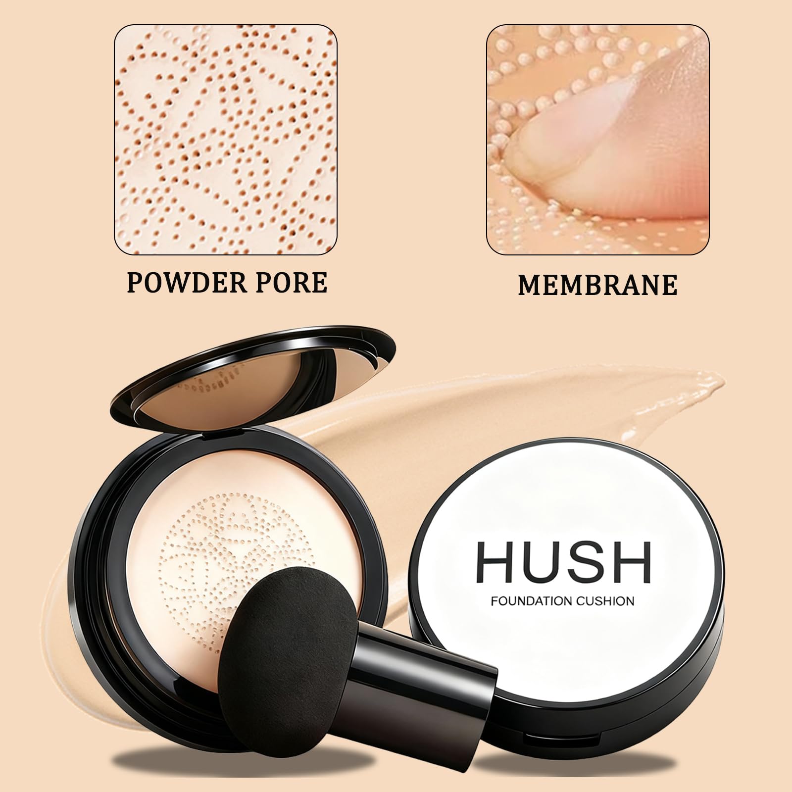 Hush Makeup soin hydratant jour, peau humide et nourrie
