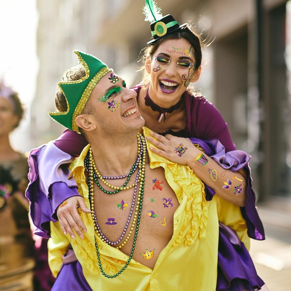Tatouages Huskein – parfaits pour défilés, bals et fêtes costumées.