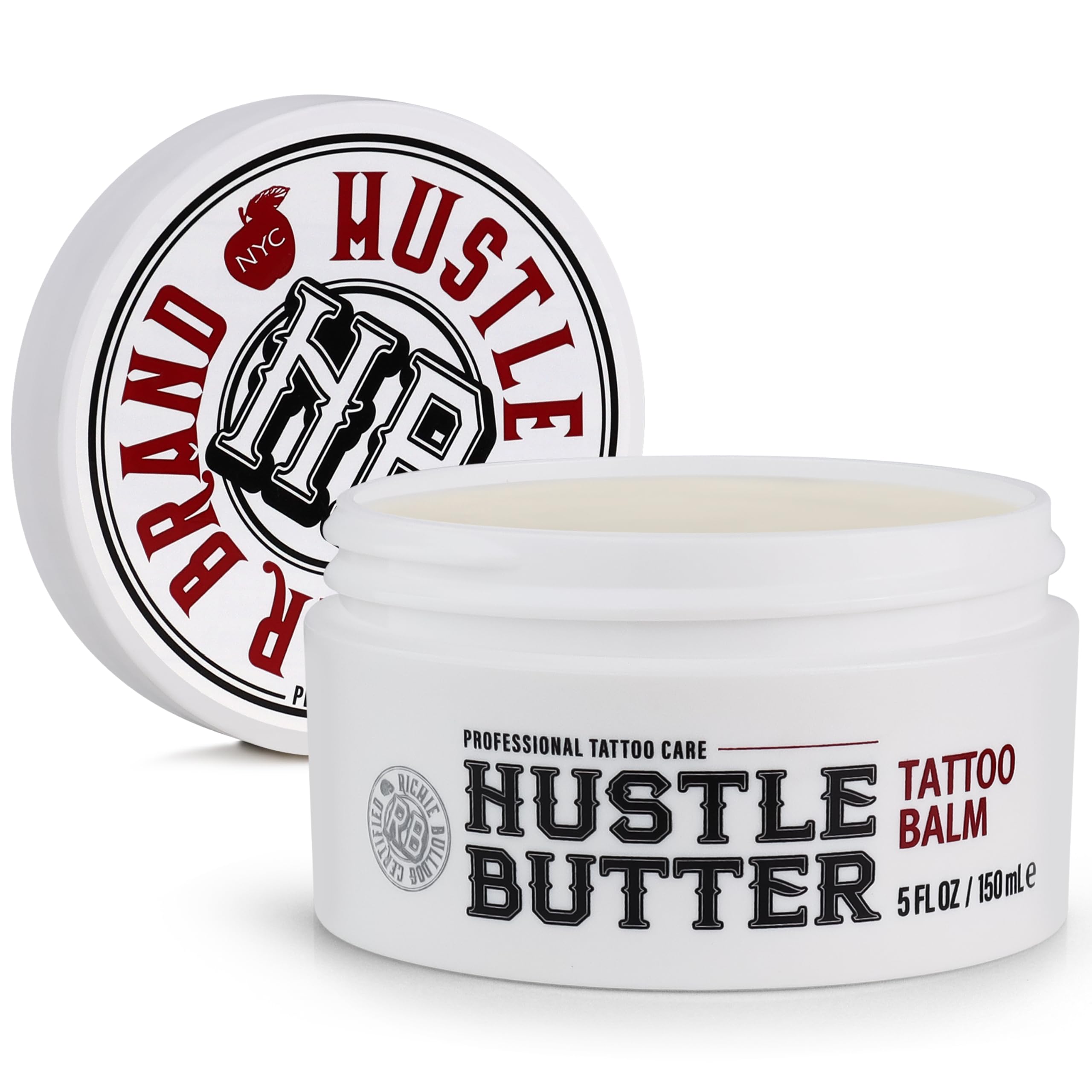 Hustle Butter Deluxe, flacon 5oz, soin après tatouage hydratant.