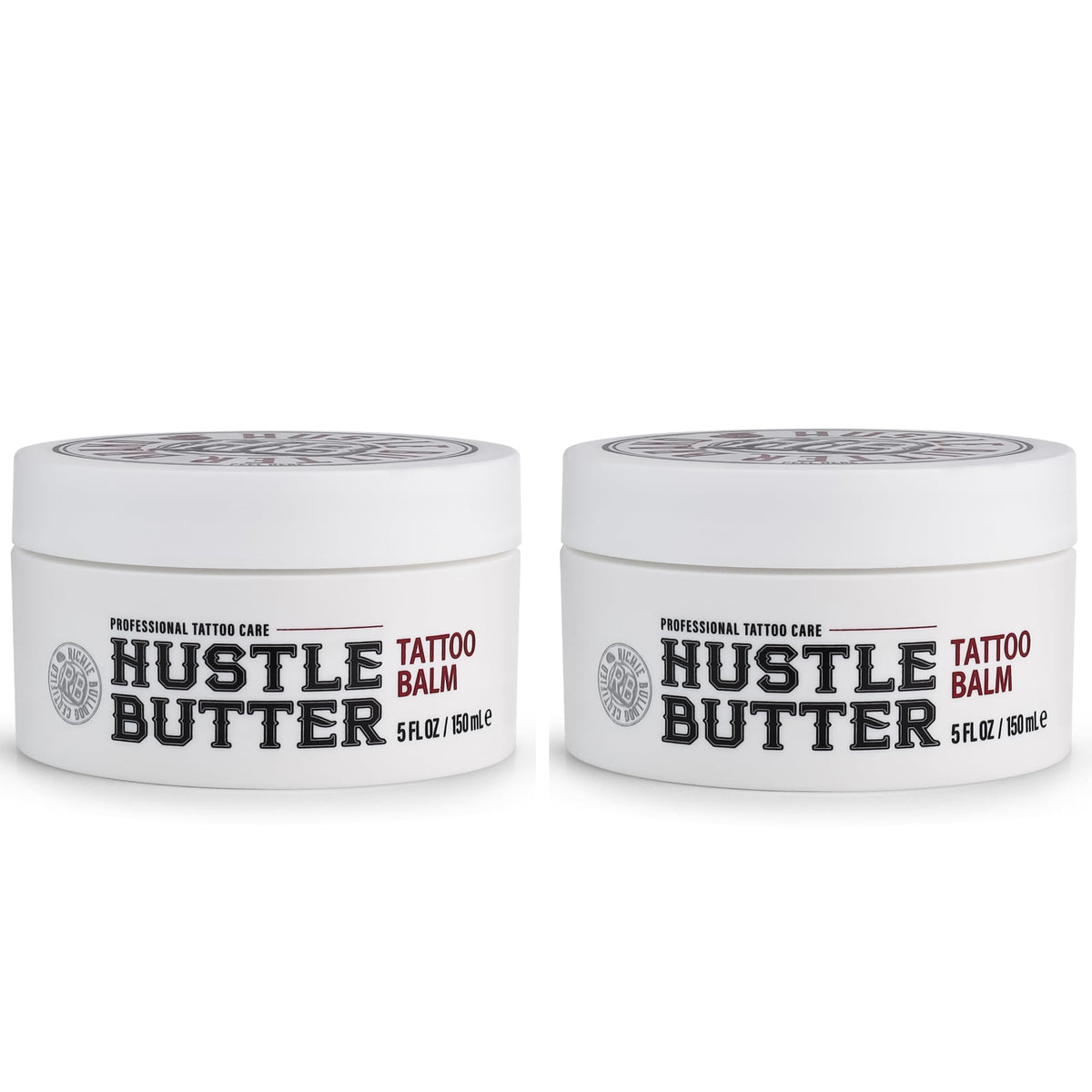 Hustle Butter Deluxe, baume pré-tatouage, prépare la peau et réduit les frottements.