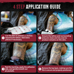 Hustle Butter Deluxe Second Skin Wrap rouleau transparent facilitant la découpe précise.