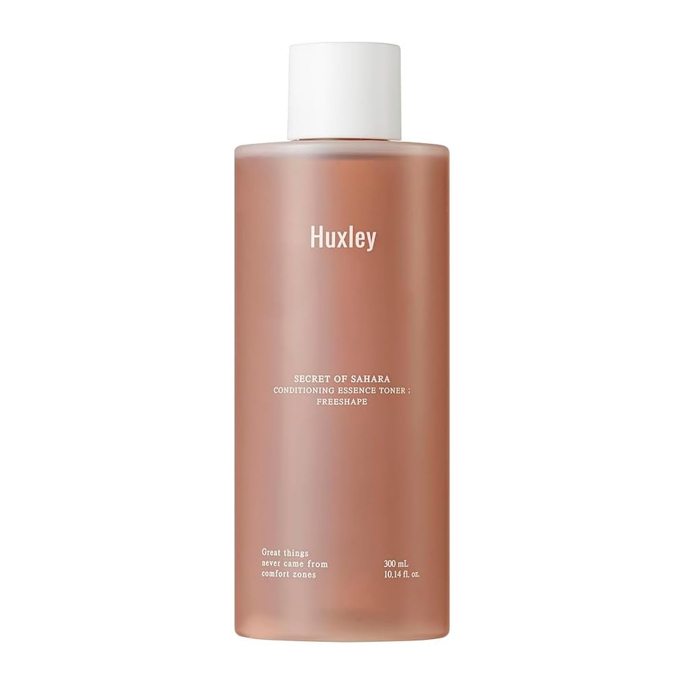 Huxley Secret du Sahara tonique-essence visqueuse, hydratante et prête au maquillage.
