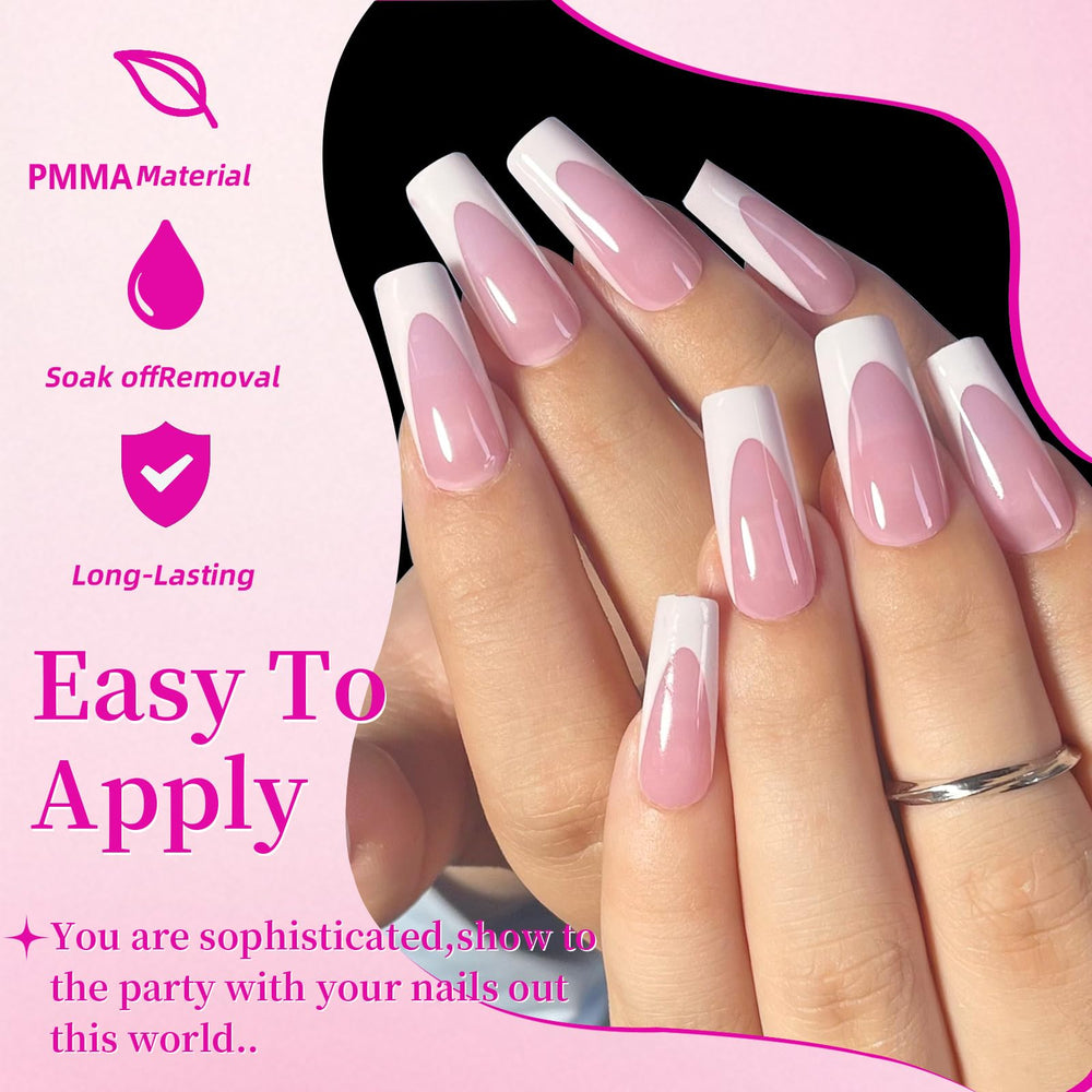 HWHUNO application rapide des extensions d'ongles des orteils en gel souple