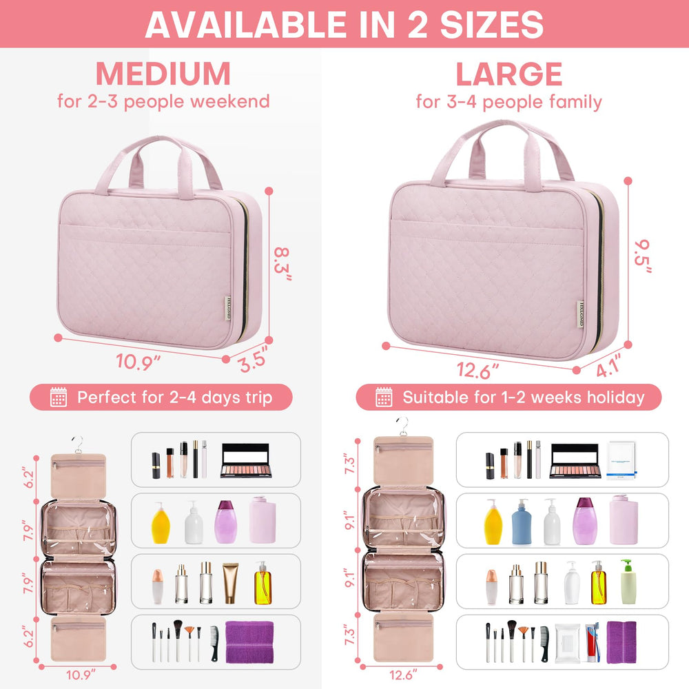 Trousse cosmétique HXLGMD à quatre poches, rangement clair.