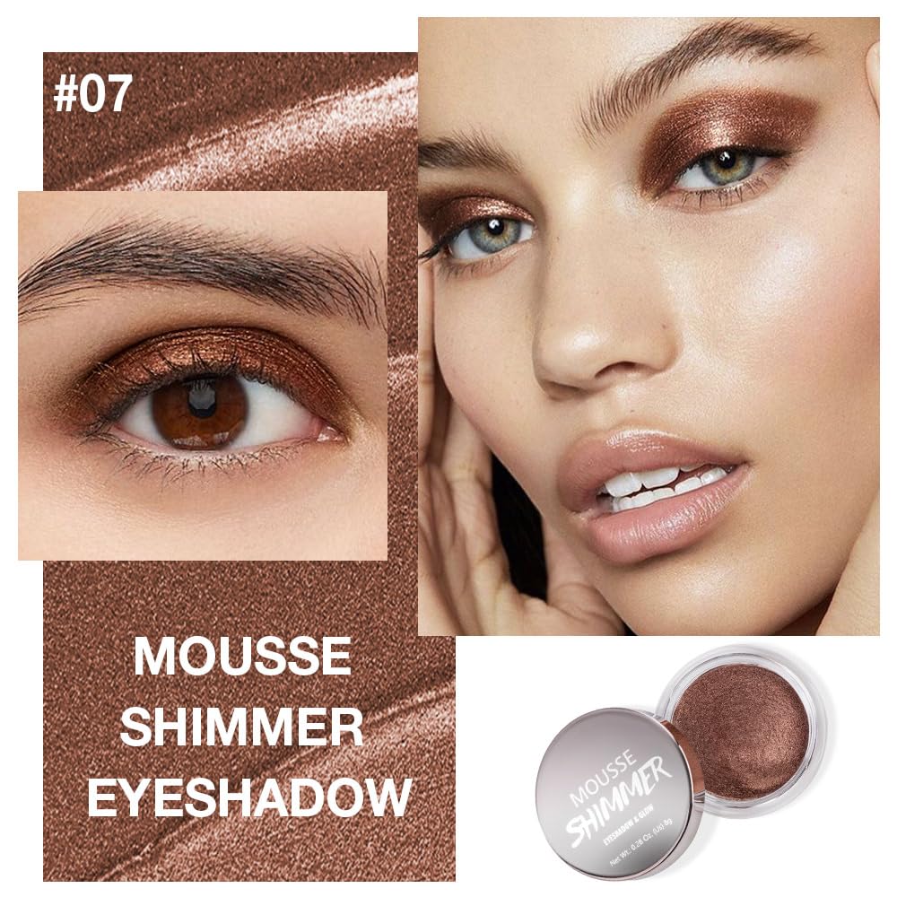 Hxssll brun brillant crème yeux – profondeur et lumière subtiles pour un regard fumé naturel.
