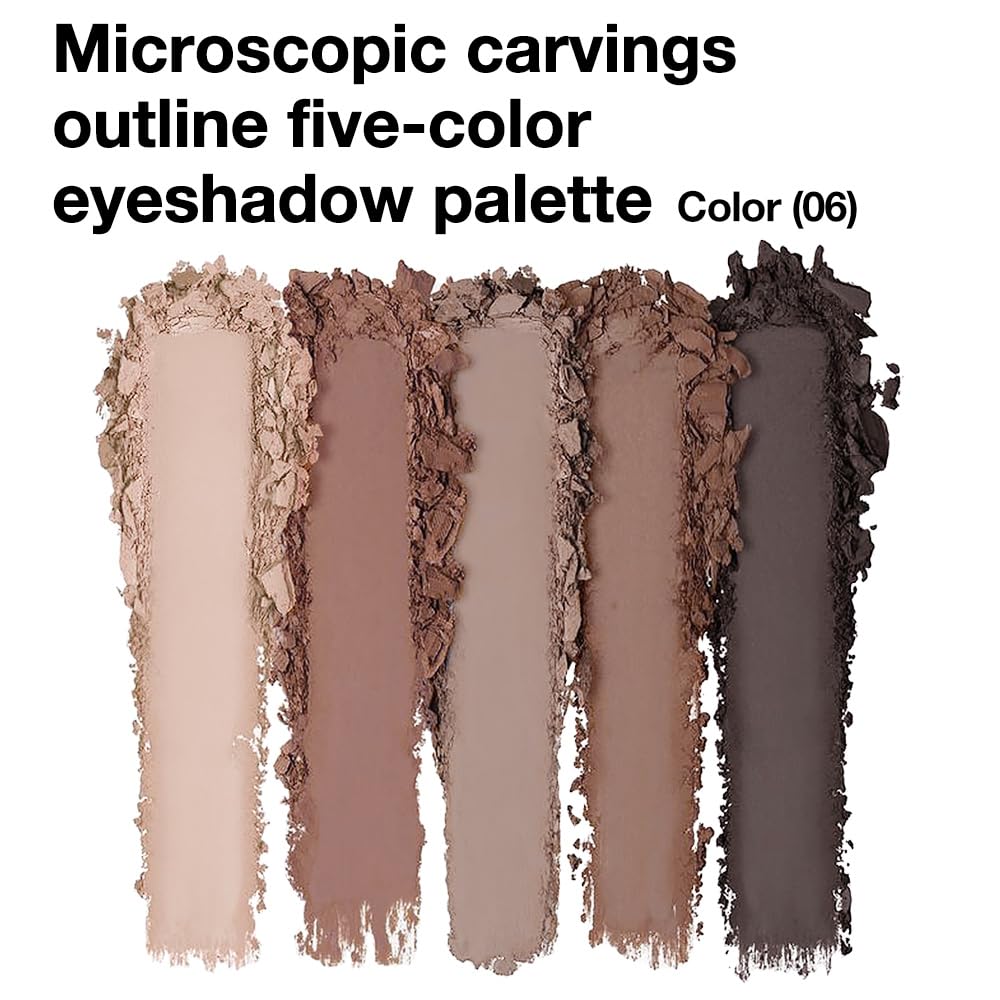 Hxssll palette yeux neutre froid argile-froid matte, définition douce.