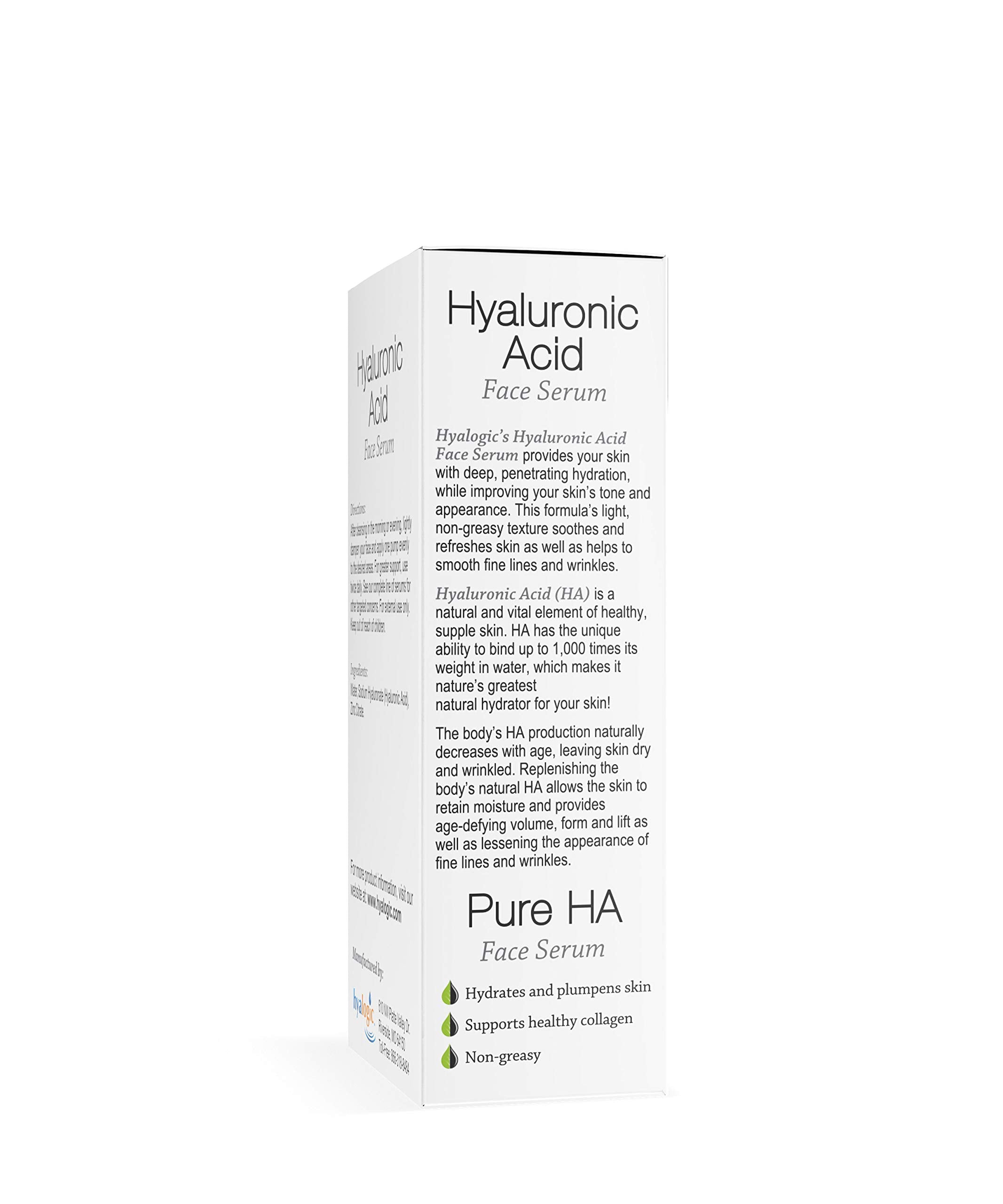 Hyalogic Episilk Pure HA — gouttes transparentes démontrant l'application légère