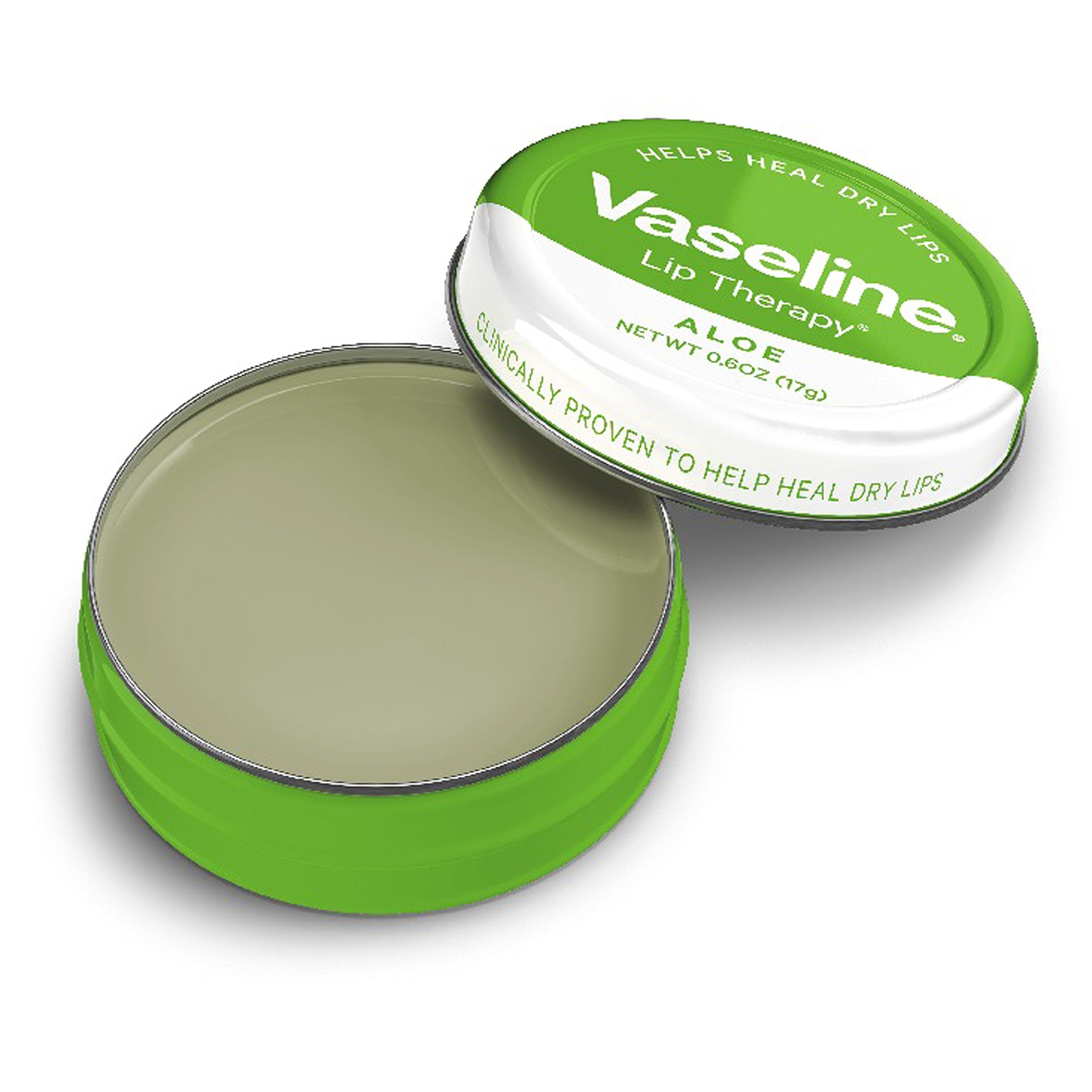 Hydratation Lèvres Vaseline Aloe en tin maintient l'hydratation longtemps.