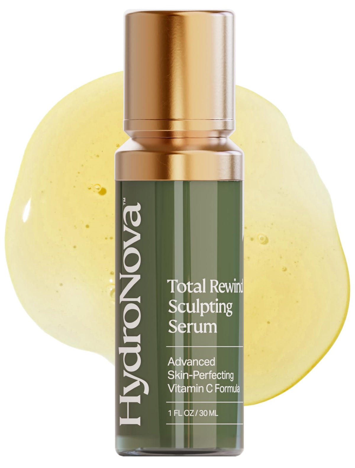 HYDRONOVA Total Rewind Serum – bouteille-rapide-absorption, teint plus uniforme.