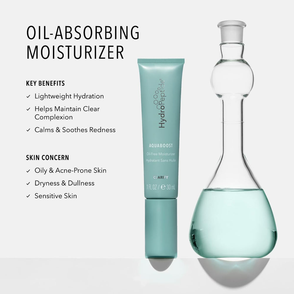 HydroPeptide AquaBoost: texture légère qui lisse la peau sans sensation lourde.