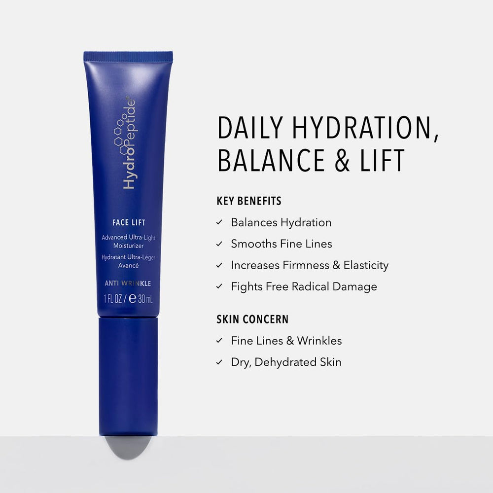 HydroPeptide Face Lift bouteille 30 ml pour une application rapide et ciblée