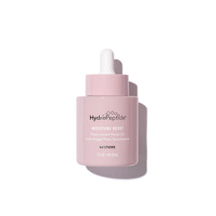 HydroPeptide Moisture Reset – bouteille-visage, hydratation rapide et éclat naturel.