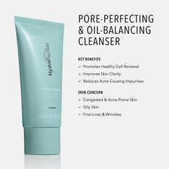 HydroPeptide Nettoyant Purifiant Visage équilibre les huiles pour une peau fraîche durablement.