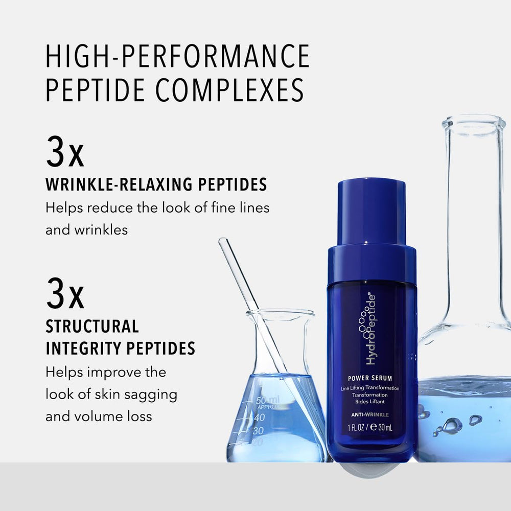 HydroPeptide Power Serum — application visage pour peau veloutée