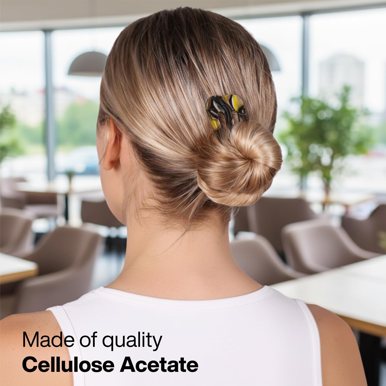 HYFEEL Chignon Français Pinces: facilite la création d'un chignon chic.
