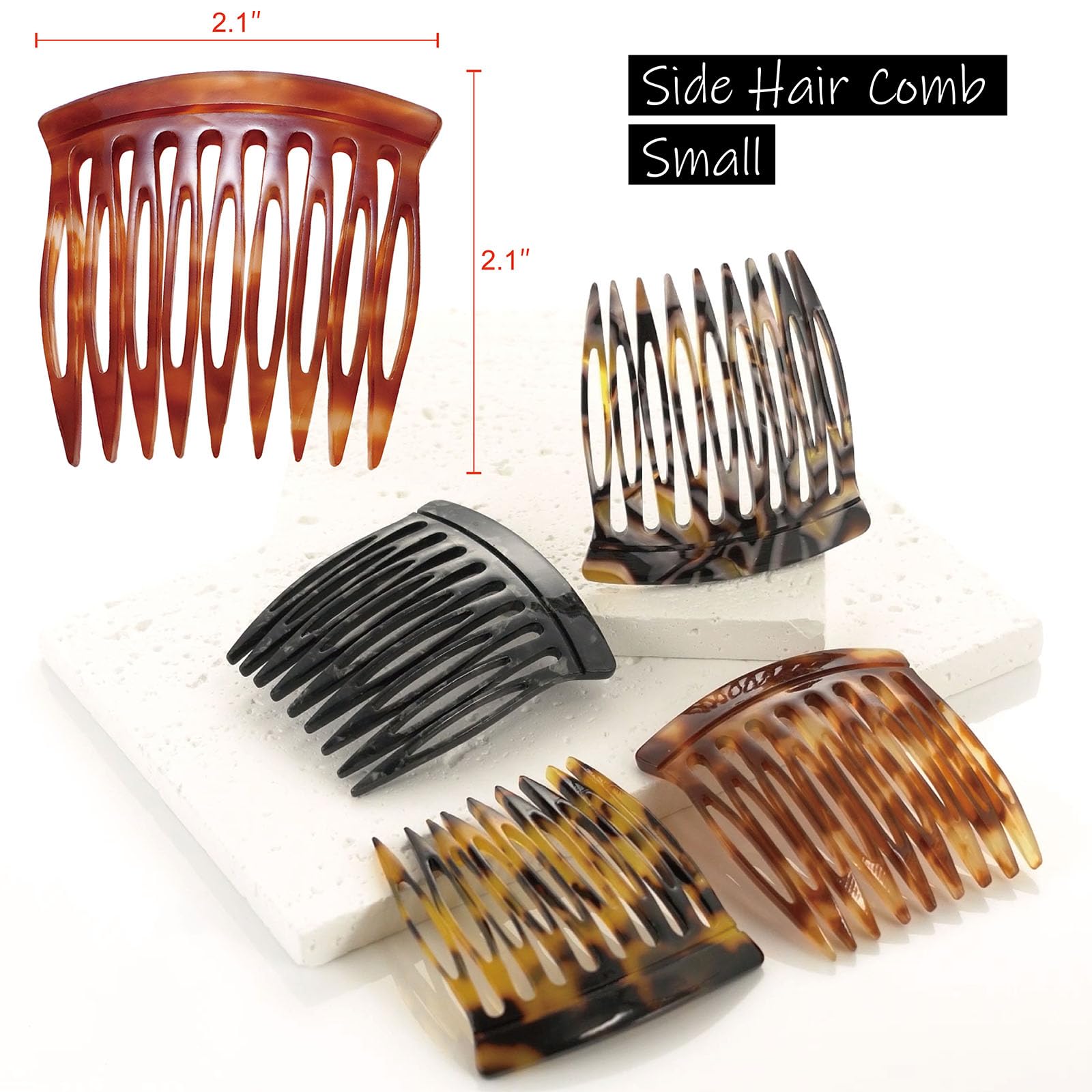 HYFEEL accessoire cheveux tortue marron, idéal pour retenir les mèches.