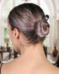 HYFEEL pin-cheveux à forme U, deux dents, fixation fiable pour chignons élégants.