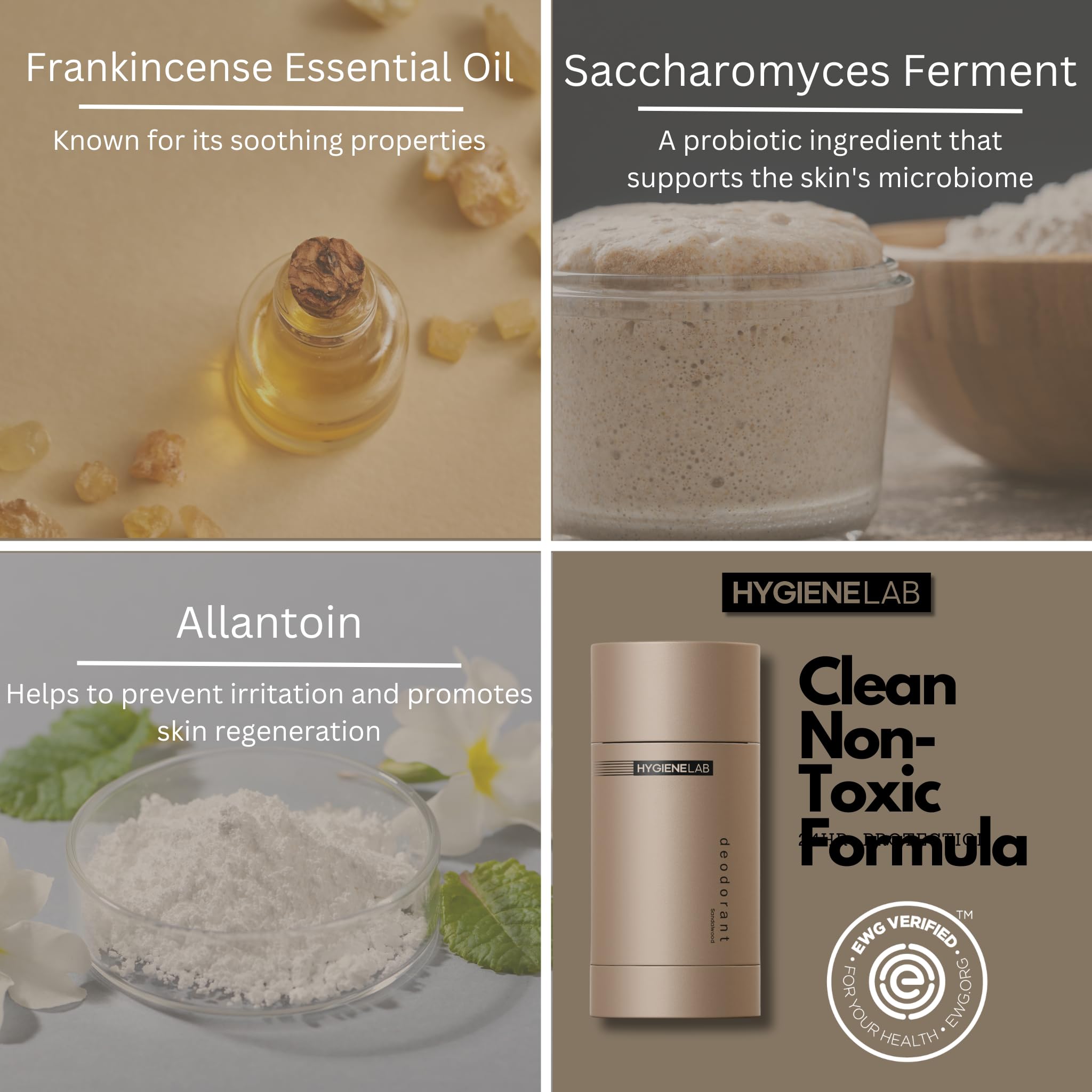 HygieneLab Déodorant Homme: composition propanediol pour une douceur cutanée