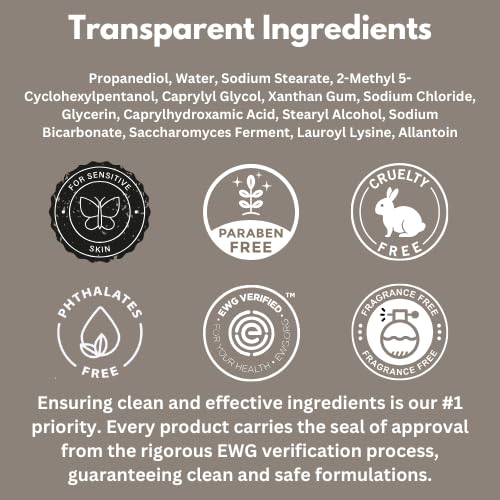 Application fluide du déodorant HygieneLab sans parfum, sensation fraîche et légère.