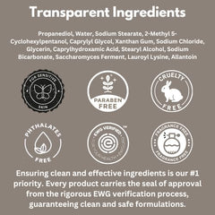 Application fluide du déodorant HygieneLab sans parfum, sensation fraîche et légère.