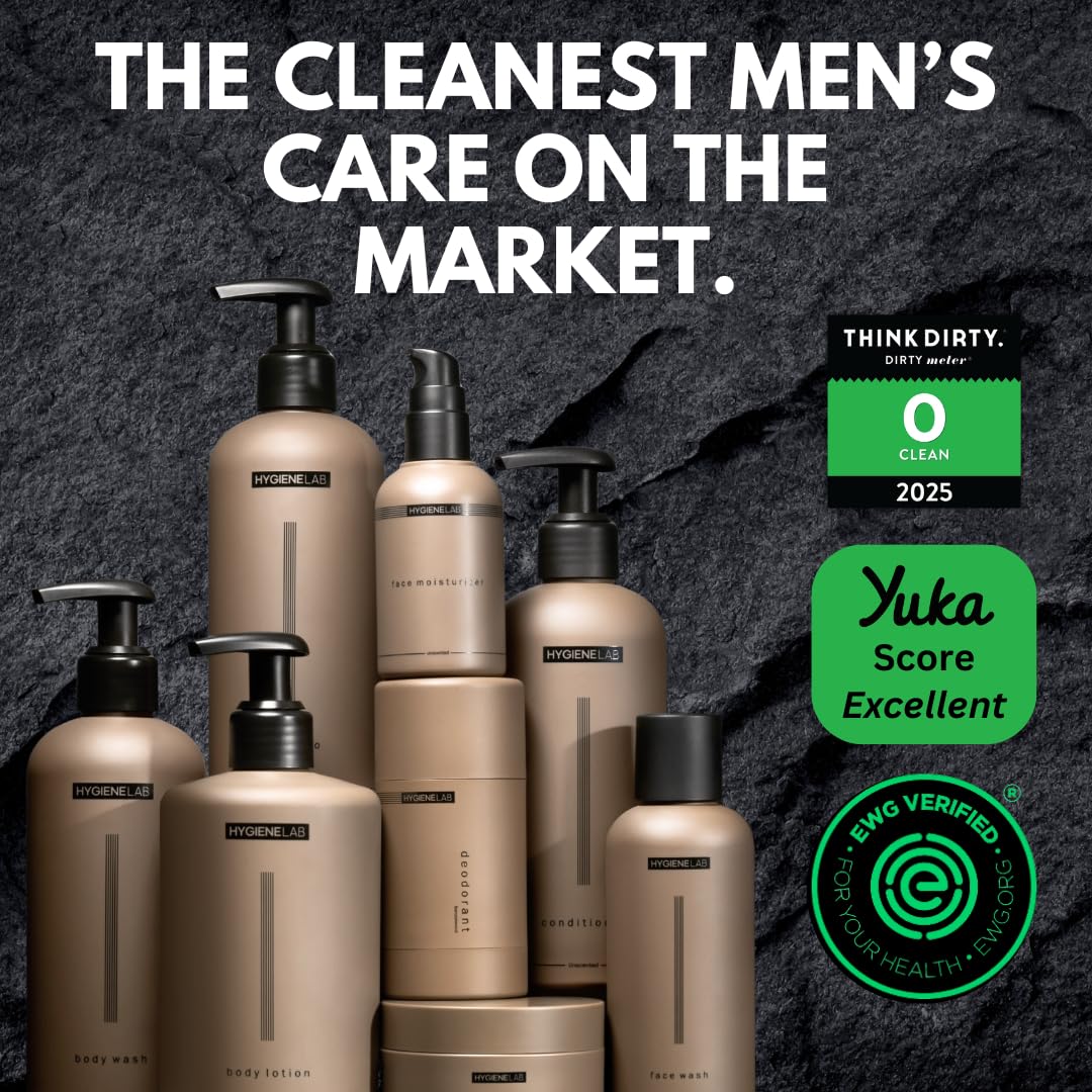 Emballage pratique de HygieneLab Gel Douche Homme pour usage quotidien.
