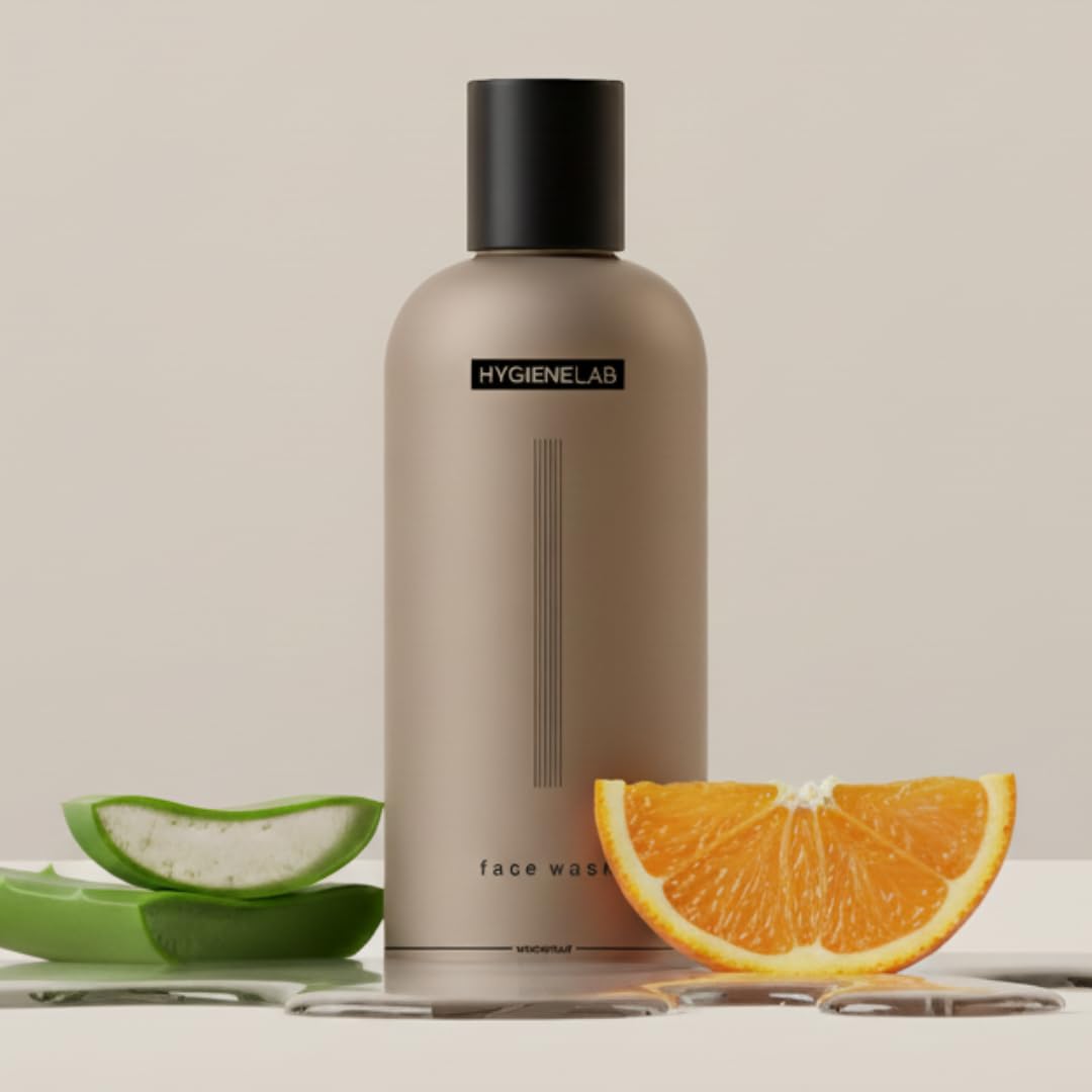 HygieneLab Lavage Visage – bouteille 5oz, nettoyage en douceur.