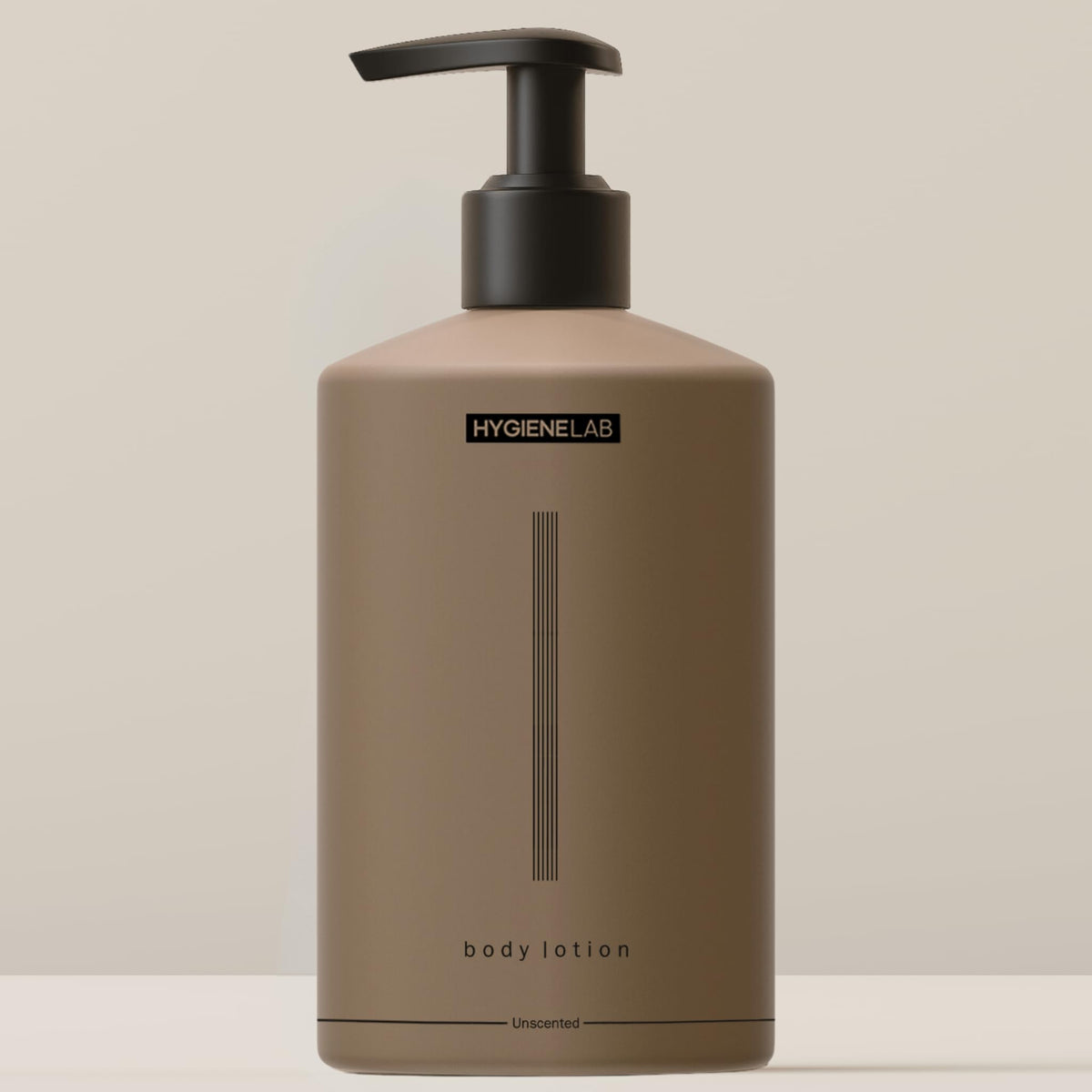 HygieneLab pour hommes, bouteille 355 ml, hydratation rapide sans parfum.