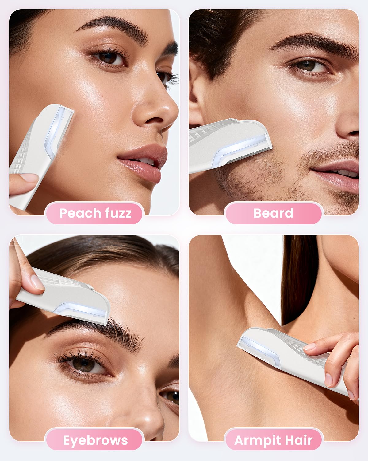 Hyhail Dermaplane design compact pour spa à domicile.
