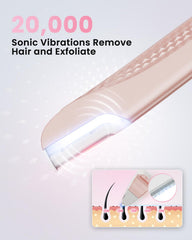 Hyhail Dermaplane Led Visage: lumière intégrée pour travail précis.