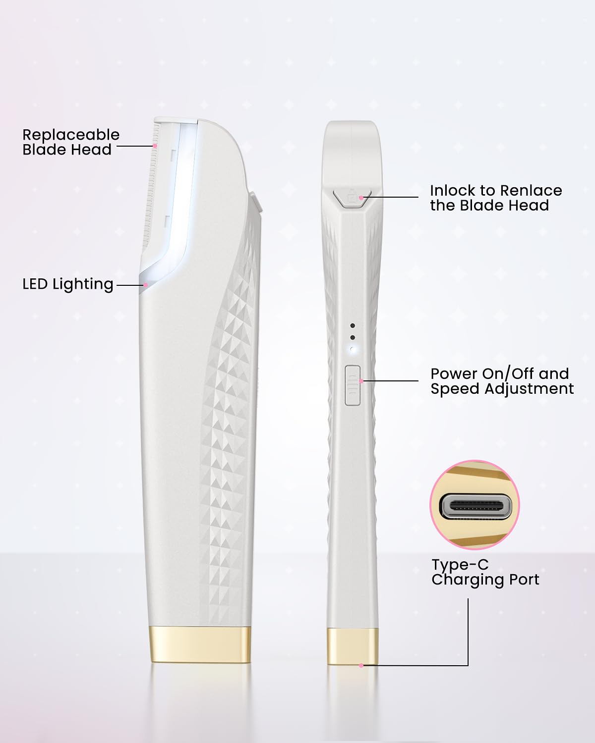 Hyhail Dermaplane usage quotidien facilité par son design pratique.