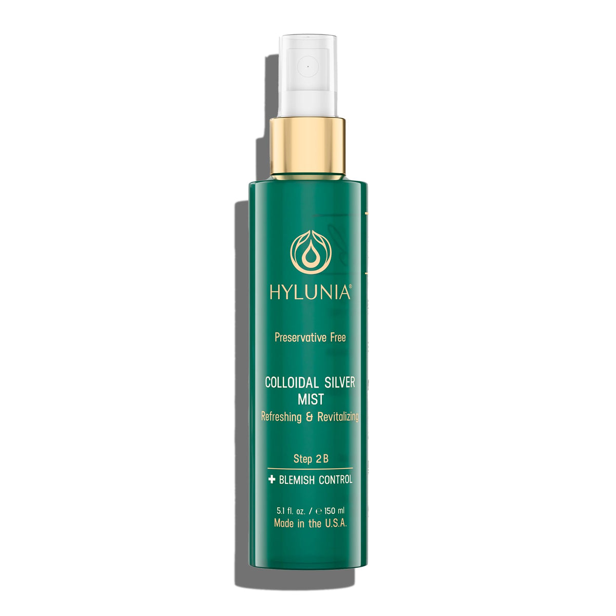 Tonique Hylunia Brume Argent Colloïdal — flacon spray pour hydratation rapide du visage.