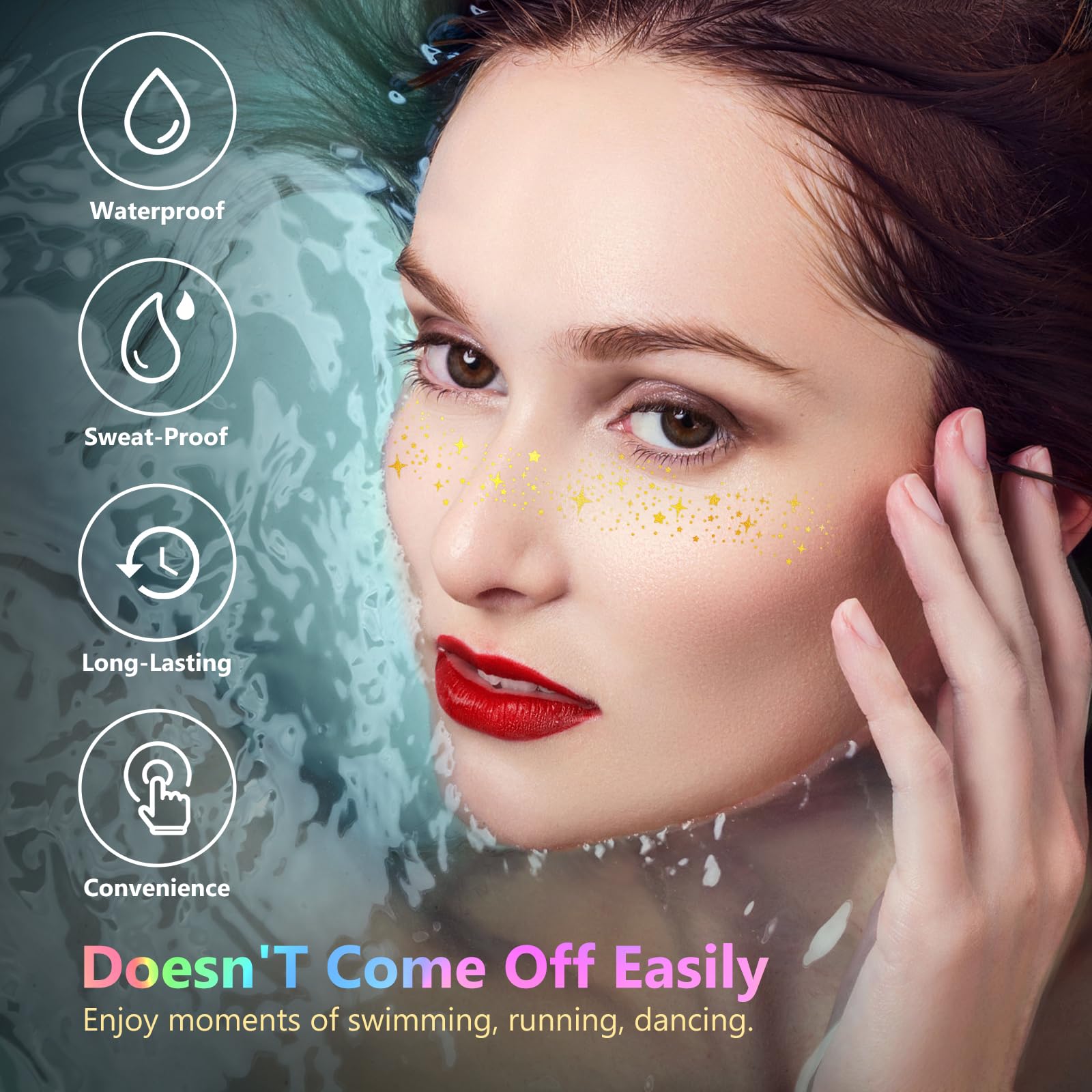 HyperFun application rapide des autocollants visage sans effort