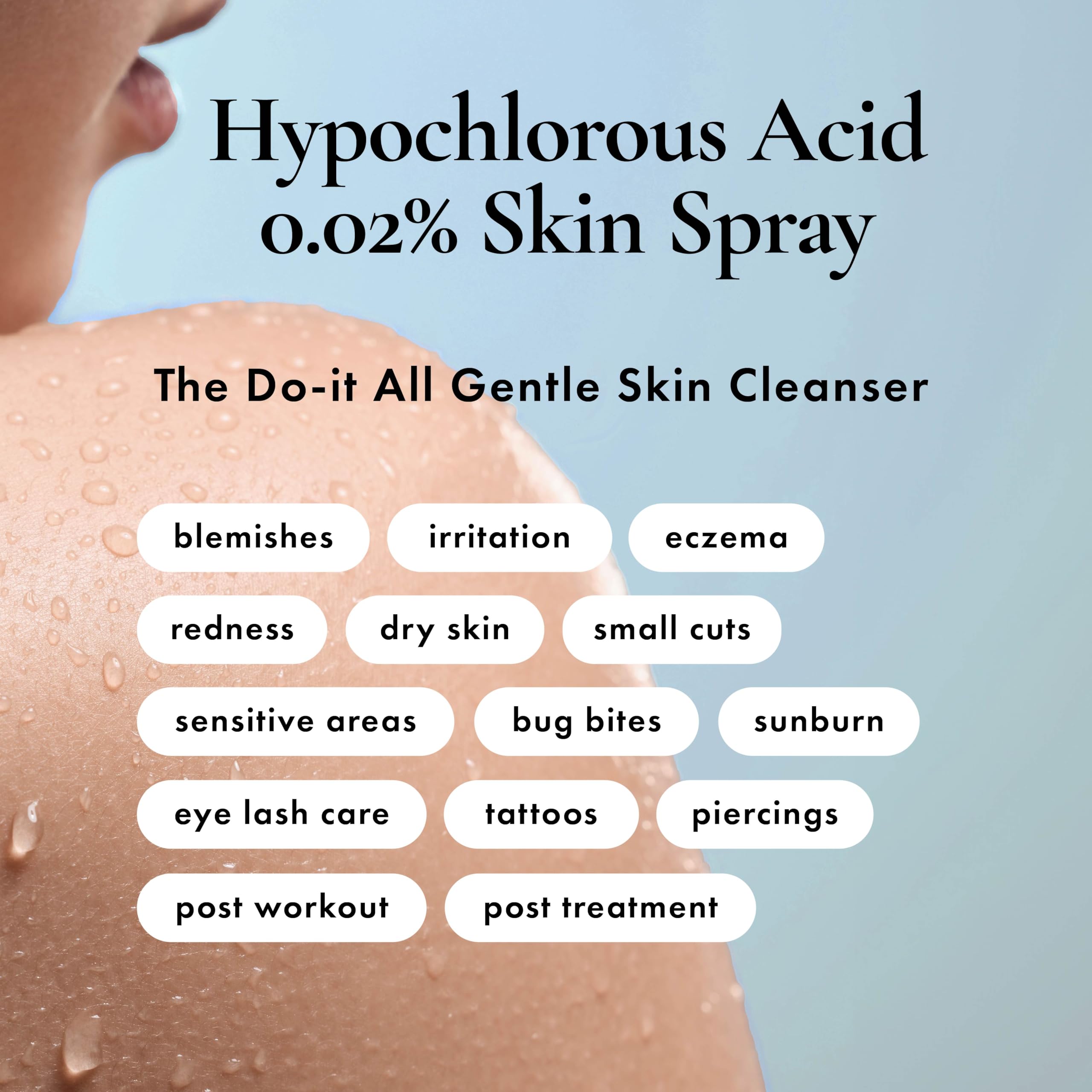 HypoClear brume visage apaisante, spray léger pour fraîcheur et douceur.
