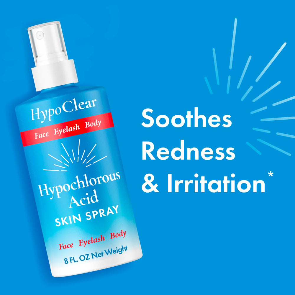 HypoClear équilibre microbiome peau, spray pour peau visiblement saine.