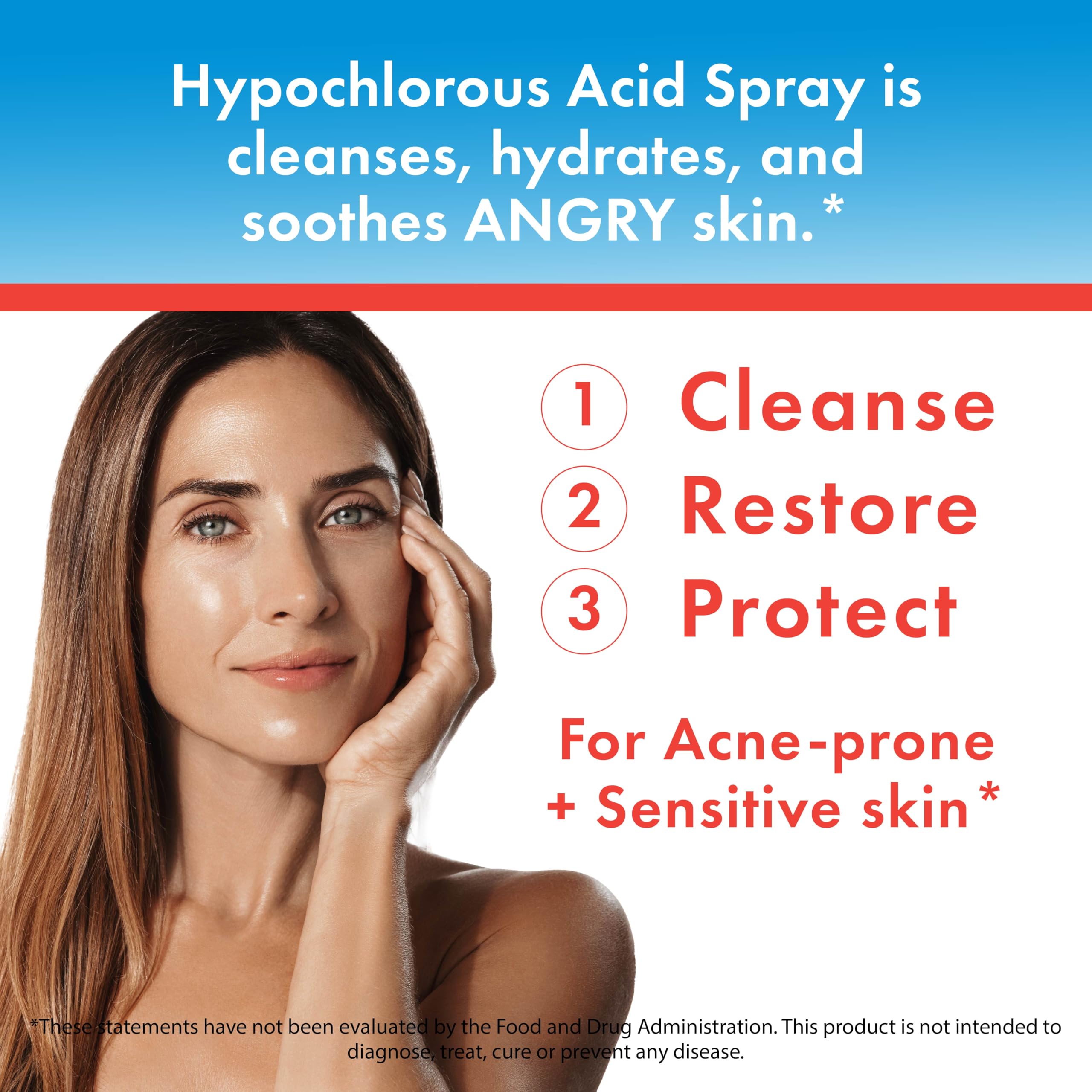 HypoClear paupières apaisement brume, soin rapide pour yeux sensibles.