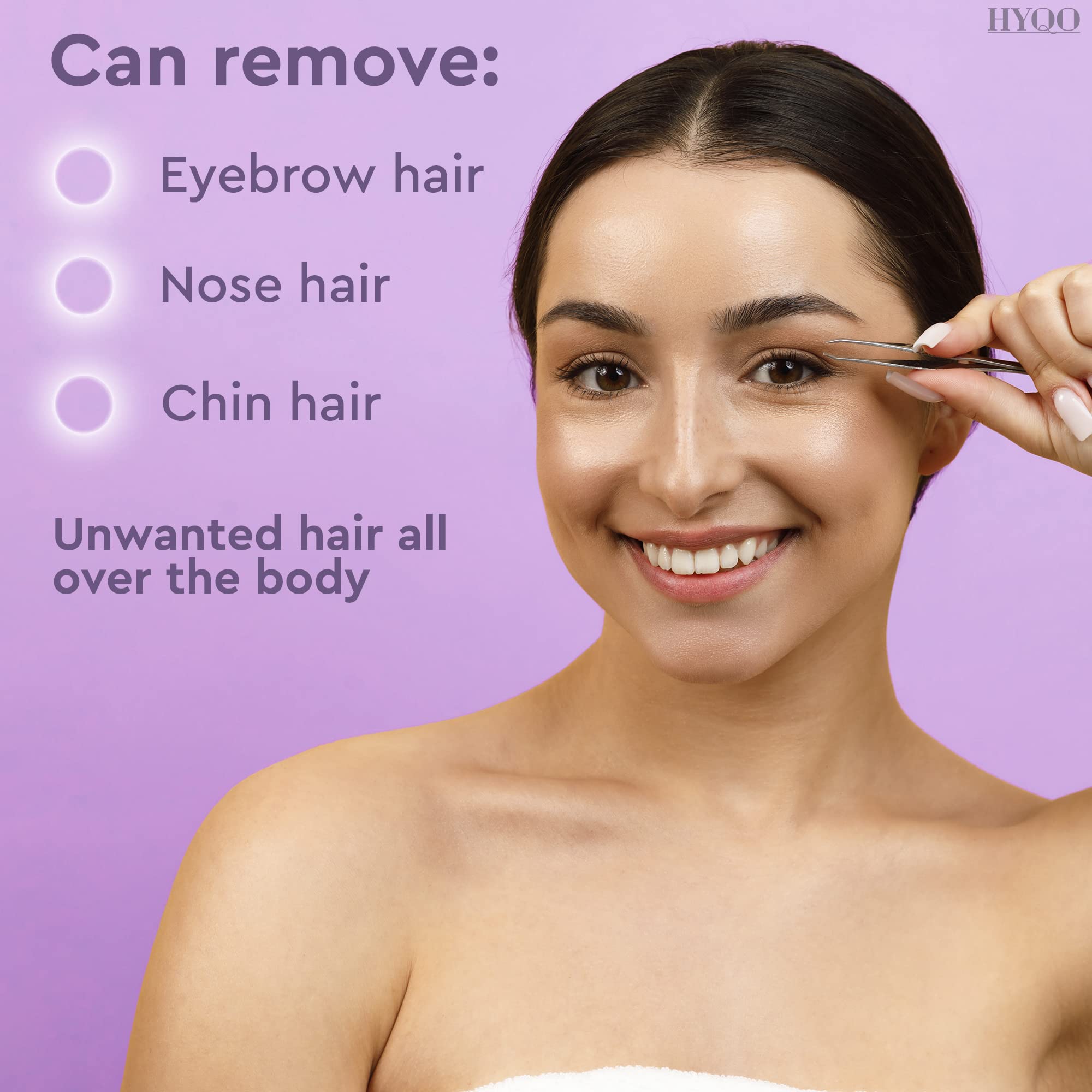 Pinces HYQO en cadeau beauté, idéal pour les amateurs de maquillage.