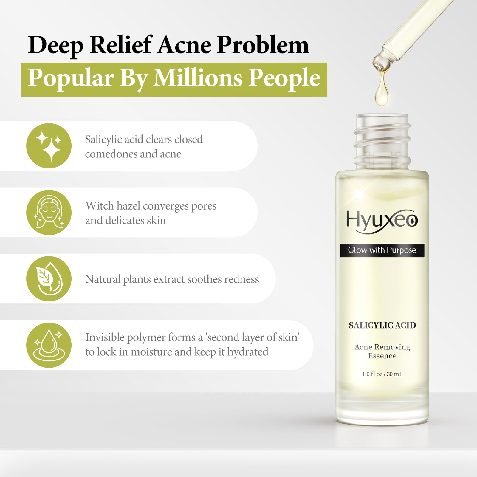 Hyuxeo sérum apaisement calendula – apaise la peau et augmente le confort.