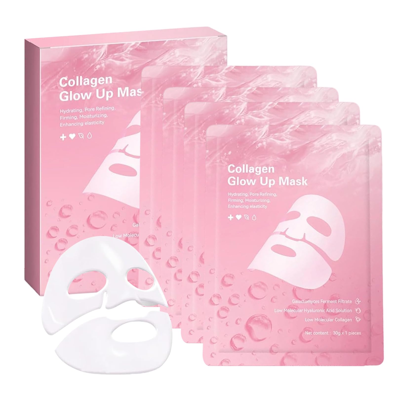 HYVXENT masque bio collagene nuit: application facile et hydratation profonde pendant le sommeil.