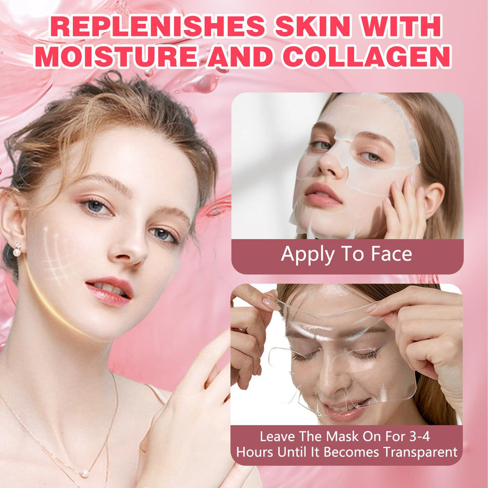HYVXENT masque bio collagene renouvellement nocturne: soutient le renouvellement naturel et réveille une peau nourrie.